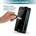 Klearlook Privacy Series 9H 3D Curve Full Coverage Anti-Scratch Tempered Glass Screen Protector, Black Frame with Matte Back Film for iPhone 7 Plus (1+1 Pack)
