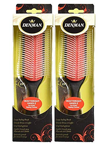 Denman Heavyweight 9 Row Styling Brush D5, VALUE 2 PACK!