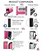 Galaxy S8 Plus Cases,Magnetic Detachable Lanyard Wallet Case with [8 Card Slots+1 Photo Window][Kickstand] for Galaxy S8 Plus-6.2 inch, CASEOWL 2 in 1 Premium Leather Removable TPU Case(Hot Pink)