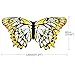Flying Childhood Kids Girls Fairy Butterfly Wings Costume-Toddler Dress Up Dance Prop-Pretend Play Party Favors (Yellow)