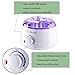 Waxing Kit Temperature Control Wax Warmer Hair Removal Electric Hot heater, Rapid Melting Pot with 10.5 oz Flavor Hard Wax Beans and 20 Pack Wax Applicator