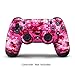 PS4 Controller Designer Skin for Sony PlayStation 4 DualShock Wireless Controller - Digicamo Pink