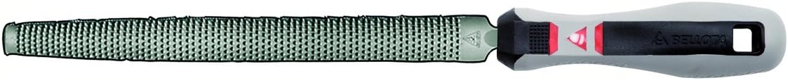 Mechanical Hollow Round Paint File - Dual Material Handle 10 Medium, Standard, 250 mm