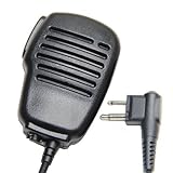 Rainproof 2-Pin Shoulder Remote Speaker Mic Microphone PTT For Motorola Radio PMR446 PR400 Mag One BPR40 A8 EP450 AU1200 etc