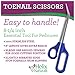 Helix Naturals Long Handled Toenail Scissors and Clippers for Thick Nails Set Men Women Easy Ergonomic Elderly Cuticle