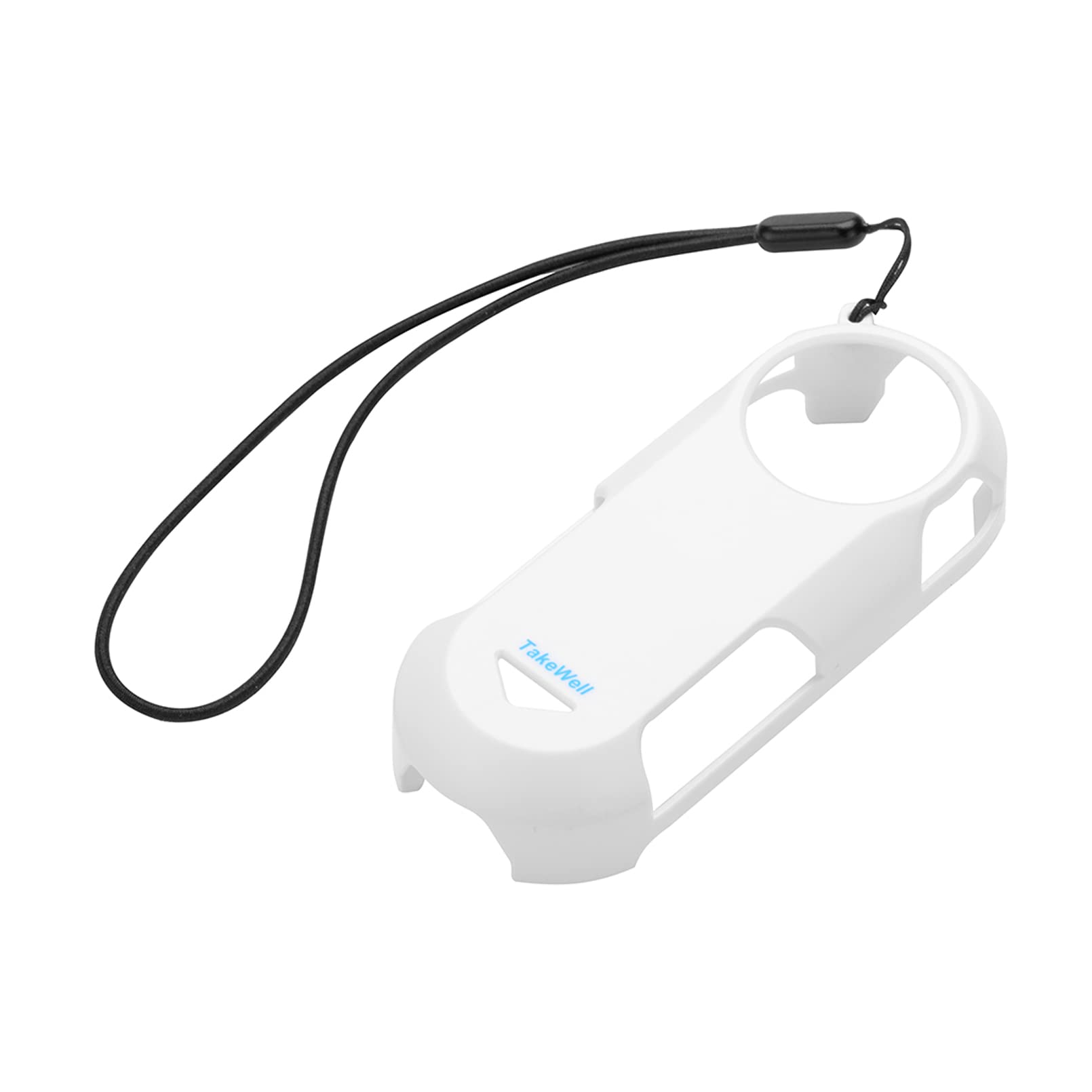 TAKEWELL Protective Cover for GARMIN VARIA RTL515 (Cover + Lanyard), Weights Only 7.6 g, Ultra-Thin Design Allows Smooth GPS Signals, Effective heat dissipation. White, 1 pcs.