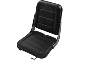 LOYALHEARTDY Universal Forklift Seat Lawn Mower Seat, Garden Tractor Seat, PVC Tractor Seat Tractor Suspension Seat,Replacement Forklift Seat for Excavator Backhoe Dozer Telehandler Seat
