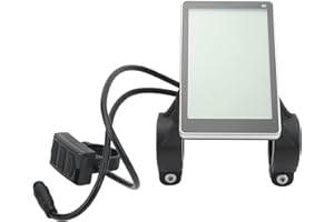 PILIPANE Electric Bike LCD Display,Bike Conversion LCD Instrument,M5 LCD Display with Waterproof Connector Panel Electric Scooter Display Panel Screen