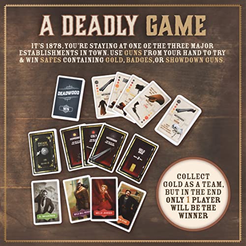 Facade Games Deadwood 1876 Card Game of Strategy, Deceit, and Luck for