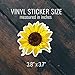 Sunflower Floral Sticker - 4