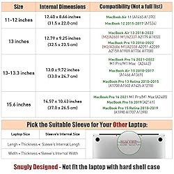 Allinside 13-13.3" Laptop Sleeve Compatible with