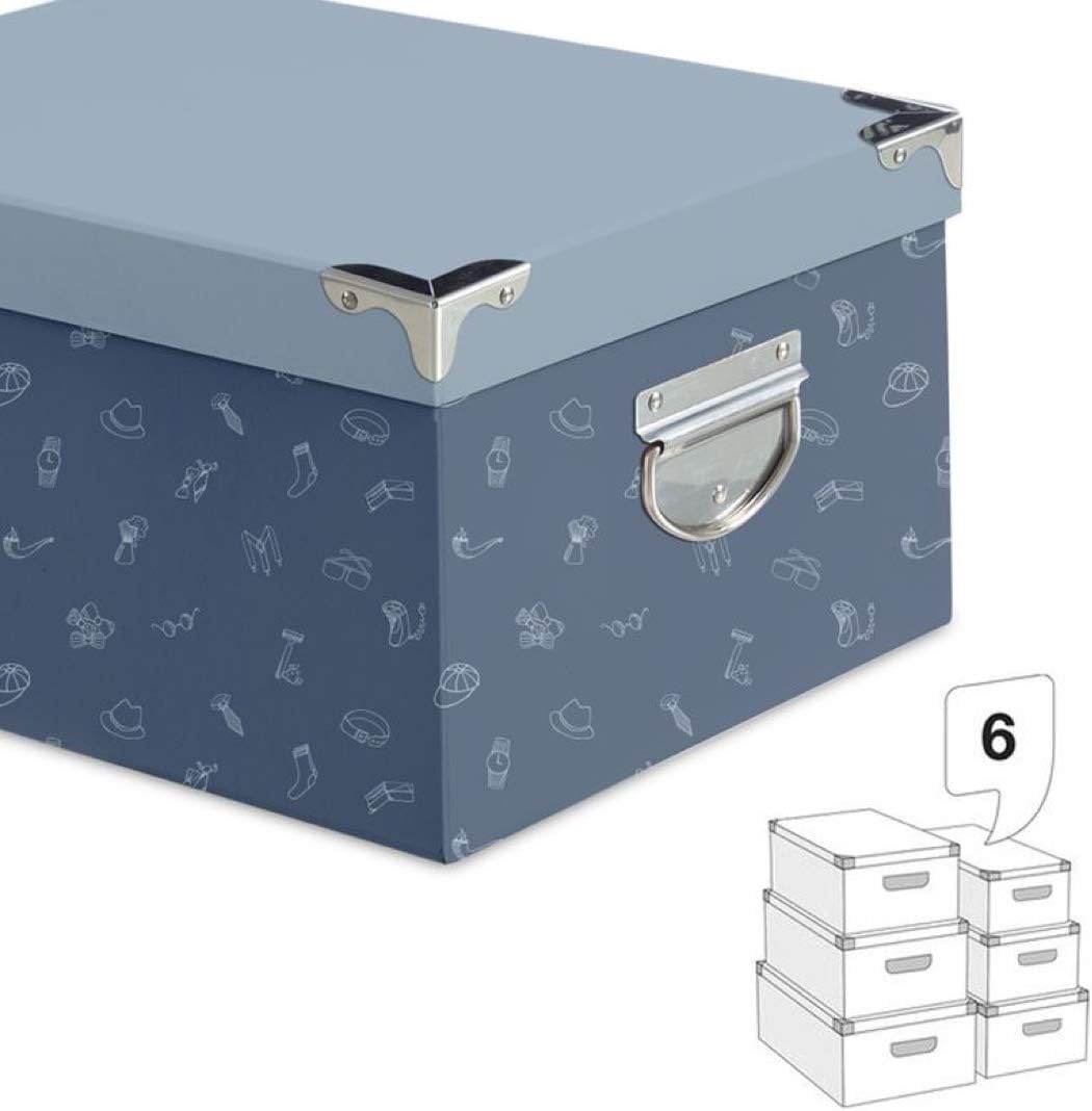 Home Gadgets Caja Carton Juego 6 Unidades 50 cm: Amazon.es: Hogar