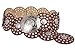 beltiscool Women's 3 1/2 (90 mm) Wide Boho Disc Concho Leather Link Belt