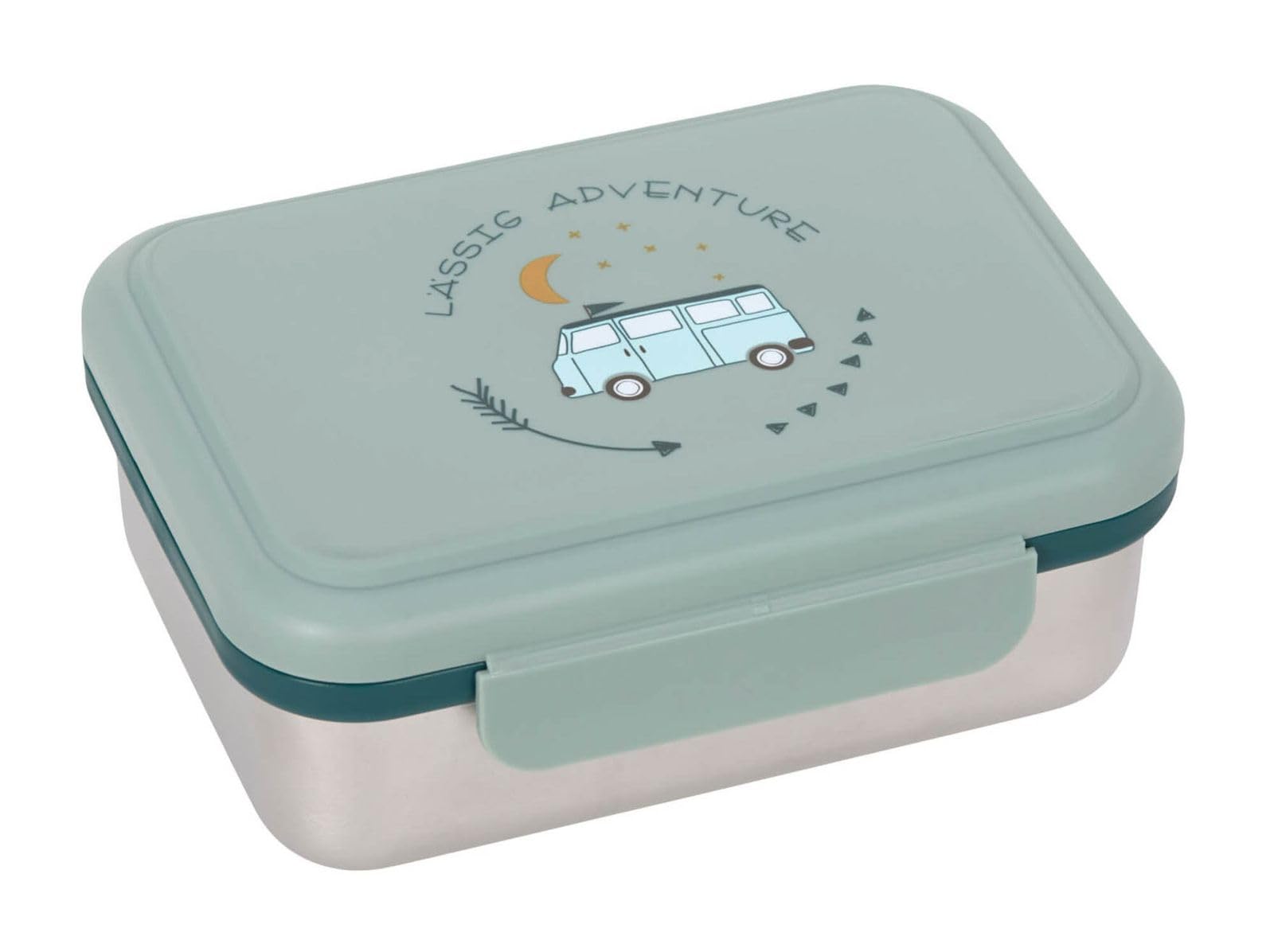 LÄSSIG Lunchbox Stainless Steel Adventure Bus