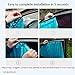 ZATOOTO Car Side Window Sun Shade - 2 Pcs Grey Magnetic Privacy Sunshades - Curtain Keeps Cooler Screen for Baby Sleeping