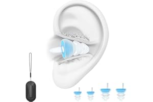 EARHOPE Reusable High Fidelity Ear Plugs, 2 Pairs Comfortable Silicone Ear Plugs for Concerts, Festivals, Sleeping, Noise Sensitivity