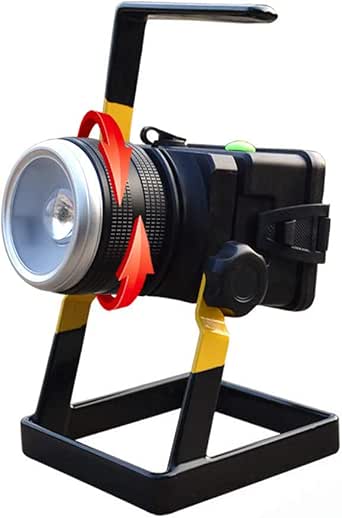 Luz de Inundación Portátil 30W,Foco Proyector LED recargable portátil