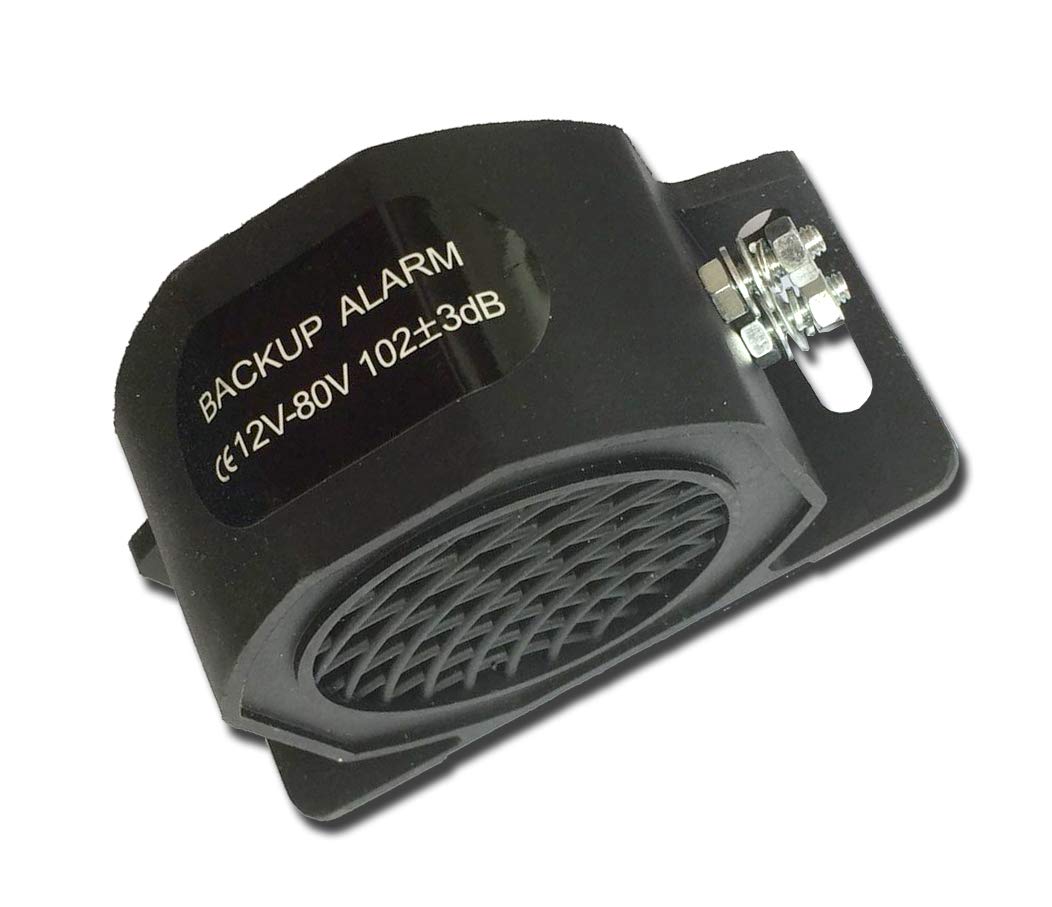 12-80V SIREN REVERSE BEEPER WARNING 102 dB ALARM TRUCK LORRY TRACTOR WAGON BUS CAMPER VAN PICKUP CARAVAN MOTORHOME CHASSIS UNIVERSAL USAGE