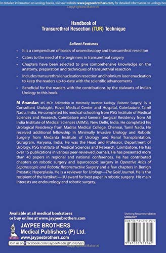 Buy Handbook Of Transurethral Resection Tur Technique Book