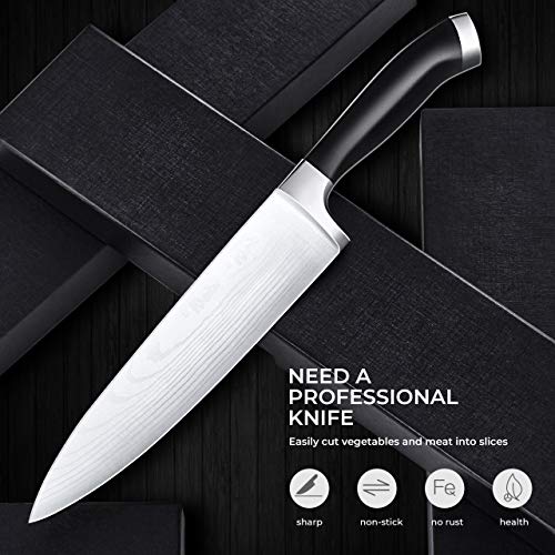 Zotoyi Chef's Knife for Professional Chef Easy Hand-held Pro 8-Inch Stainless-Steel Knife Chef Knife in Kitchen - Thumbnail 5