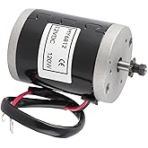 Ktsxxops Brushed Motor, MY6812 12V 120W High Speed Electric Scooter Motor with 9 Tooth, Brush Motor DC for Electric Folding Scooters, Mini Dirt Bike Part Replacement