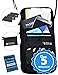 Travel wallet, RFID Blocking Neck Passport holder, Security Lightweight Stash Pouch, w/ 5 FREE BONUSES