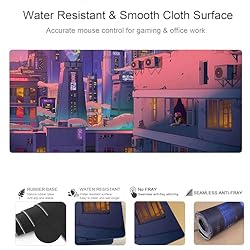 Imegny Extended Gaming Mouse Pad, Portable Mat for