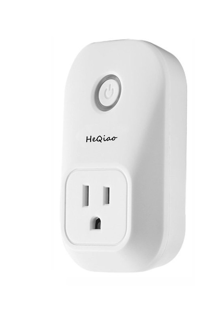 HeQiao Mini Smart Socket, WiFi Smart Plug, Intelligent WiFi Plug, Smart Home WiFi Switch Plug Wireless Remote Control Home Electronics for iPhone Android
