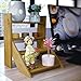 Wood Plant Stand Indoor Desk Plant Stands Multiple Tier Rustic Wooden Succulent Shelf 4 Tieredthumb 3