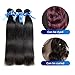 Vivi Babi Hair Brazilian Straight Hair Bundles Virgin Unprocessed Straight Human Hair Brazilian Hair 100g/Bundle Natural Black Color for Women