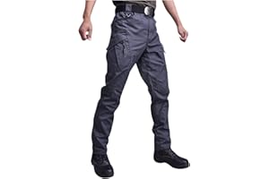 GENERIC Tactical Cargo Pants Men's Ripstop Cargo Pants Tactical Pants for Men Outdoor Waterproof Hiking Pants with Multi Pockets