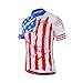 Uriah Men's Cycling Jersey Short Sleeve Reflective USA Style Size XXXL(CN)