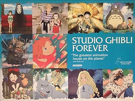 Amazon Co Jp 映画ポスター スタジオジブリforever グッズ トトロ ハウル ポニョ キキ アニメ インテリア おしゃれ フレームなし イギリス版 両面 初版 ホーム キッチン