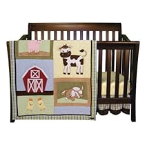 John Deere Baby Stuff Baby Barnyard Animals Crib Bedding Set