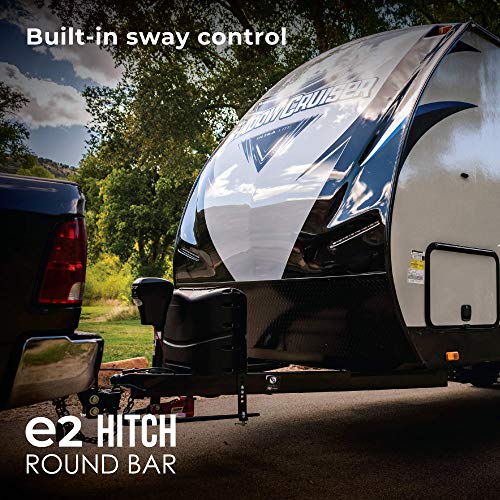 Fastway e2 2Point Sway Control Round Bar Hitch, 94001061, 10,000 Lbs Trailer Weight Rating