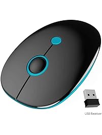 2.4G Slim Wireless Mouse Nano Receiver, Offiplus Noiseless Silent Quiet Click 1600 DPI PC, Laptop, Tablet, Computer Mac