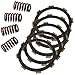 Caltric CLUTCH FRICTION PLATES & 4 SPRINGS Fit HONDA ATC200X ATC-200X 200X 1983-1987