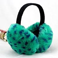 LONFENN Women Earmuffs Earmuffs Ladies Warm Girls Lugs Wrap Ear Wrap Ear Warmer Winter Tiger Pattern Male Cute Folding Earmuffs Set,Tiger - Green Folding Day Festivals Birthday Gifts