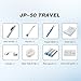 Water Flosser with 3 Attachment Tips for Travel, Oral Irrigator for Braces and Pulsating Floss with a Water Cup Reservoir and Tongue Cleaner - JP50 Travel - Jetpik