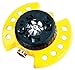 Dramm ColorStorm 9-Pattern Premium Turret Sprinkler With Heavy Duty Metal Base - Yellow #15023