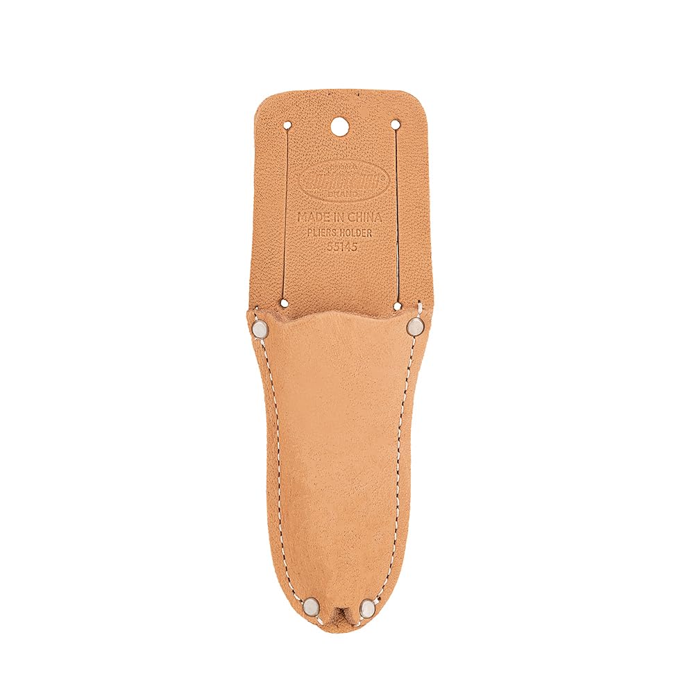 Bucket Boss Leather Pliers Holder in Tan, 55145