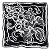 100% Pure Mulberry Silk Scarf Large Square 35'' x 35''- Breathable Lightweight Women's Neckerchief -Digital Printed Headscarf