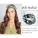 WEKEY Boho Headband - Turban Headbands for Women Knot Headband Bohemian Floral Print Twist Wide Criss Cross Headbands Elastic Hair Bands Head Wraps - 4 Pack
