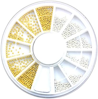 4 Boxes of 12 Colors Rhinestones DIY Nail Art Pearl