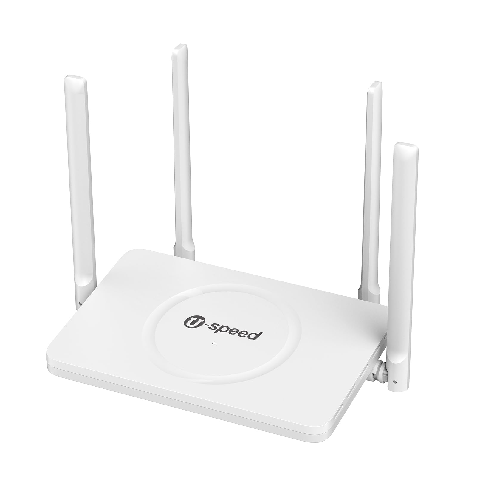 Photo 1 of U-SPEED AC1200 WiFi Router Dual Band Wireless Internet Router, Speed Up to 1.2 Gbps, 4 x 1000 Mbps Gigabit Ethernet Ports, Bridge/Repeater Mode, Guest Network, IPV6, EasyMesh, Parental Controls