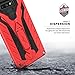 ZIZO Static Series for Samsung Galaxy Note 9 Case Military Grade Drop Tested with Built in Kickstand RED Black