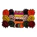 Autumn / Fall - Mini DIY Headband Kit - Makes 12 Single or 6 Double Headbands - Baby Shower Headband Station - Fashion Headbands for Birthday Party & Baby Shower Games