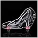HABIBEE 5.5x4 Inch Mini Size High Heel Shoe 3D Chocolate Candy Mould Bundle Molding Fondant Cake Mold for DIY Home Baking