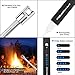 Electronic Lighter, Anynepew Flameless USB Arc Lighter, Rechargeable Windproof Long Lighter with LED Battery Indicator for Camping,Kitchen,Grill,Barbecue,BBQ,Fireworks,Gas Stovethumb 3