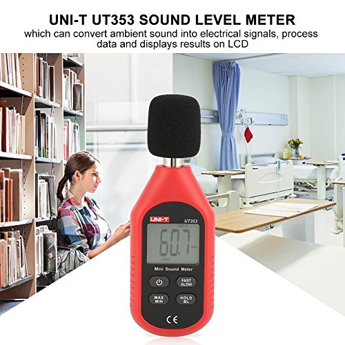 image for Walfront UNI-T UT353 Decibel Meter, Professional Digital Sound Level M